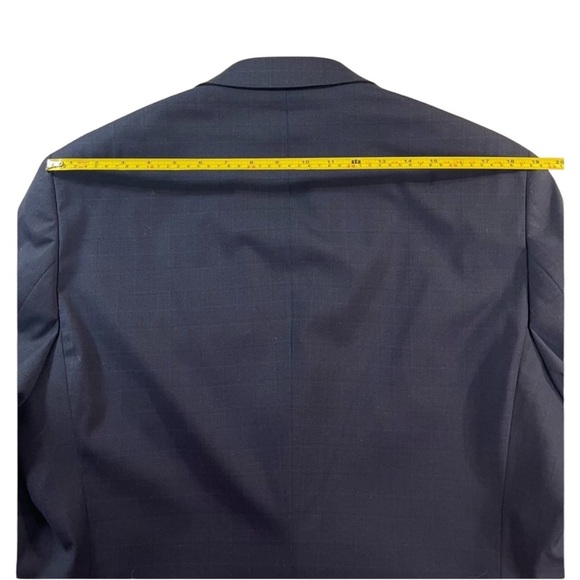 Kenneth Cole REACTION Techni-Cole Stretch Slim Fit Blazer, Navy Blue, 44R, NWT - Picture 8 of 11